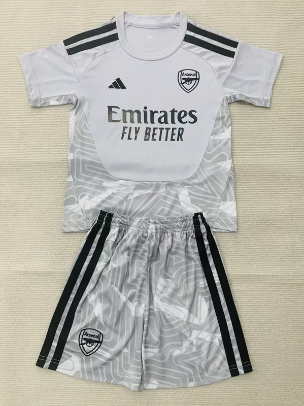 26-27 ARS Gray Goalkeeper Kids Soccer Jersey