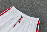 25-26 Man Utd White red Training Short Suit