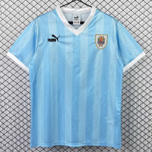 1990 Uruguay Home Retro Soccer Jersey