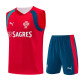 26-27 Portugal Red Tank top and shorts suit