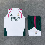 26-27 RMA White Tank top and shorts suit