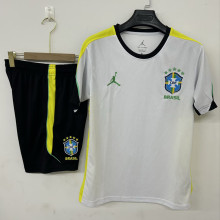 26-27 Brazil Jordan White Training Short Suit