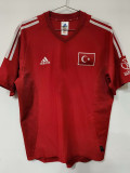 2002 Turkey Home Retro Soccer Jersey