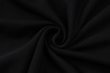 26-27 Netherlands Black Tank top and shorts suit #D26038