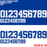 26-27 Cape Verde Third Fans Soccer Jersey