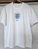 26-27 England White High Quality Casual T-Shirt