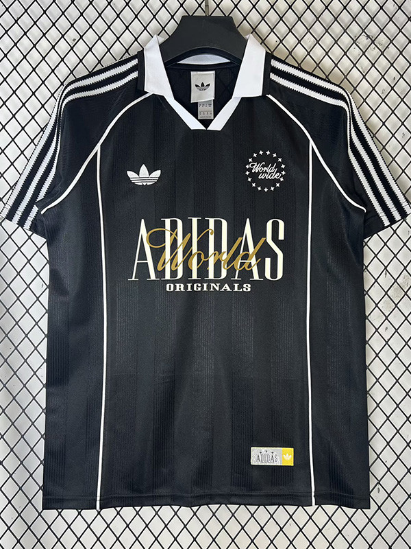 26-27 Ad Originals Black Polo Short Sleeve 黑