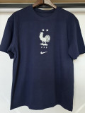 26-27 France Royal blue High Quality Casual T-Shirt #白标