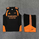 26-27 ARS Black Tank top and shorts suit