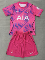 26-27 TOT Pink Goalkeeper Kids Soccer Jersey