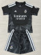 26-27 RMA Black Goalkeeper Kids Soccer Jersey