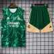 26-27 RMA Green Tank top and shorts suit
