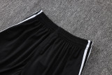 26-27 JUV Black Half Pull Tracksuit #B26064(半拉链)