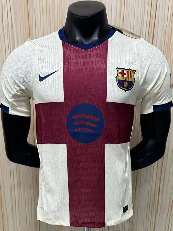 26-27 BAR Beige‌ Player Version Soccer Jersey