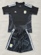26-27 Aston Villa Black Goalkeeper Kids Soccer Jersey