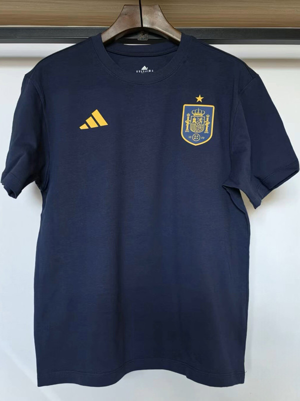 26-27 Spain Royal blue High Quality Casual T-Shirt