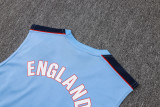 26-27 England Light blue Tank top and shorts suit #D26054