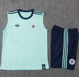 26-27 Germany Light green Tank top and shorts suit #D26045