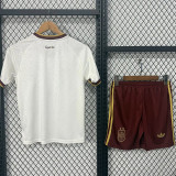 26-27 Spain Away Kids Soccer Jersey (带2星)