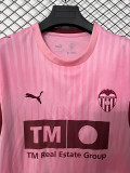 26-27 Valencia Pink Fans Soccer Jersey