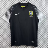 2010 Brazil Black GoalKeeper Retro Soccer Jersey