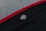 26-27 Man Utd Black Red Jacket Tracksuit