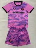 26-27 Feyenoord Pink Goalkeeper Kids Soccer Jersey