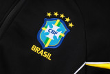 26-27 Brazil Jordan Black Jacket Tracksuit #A26067