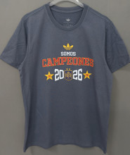 2026 Spain Dark gray Campeones High Quality T-Shirt (深灰)(三叶标)