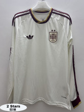 26-27 Spain Away Long Sleeve Soccer Jersey (长袖)(带2星)