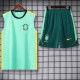 26-27 Brazil Jordan Light green Tank top and shorts suit