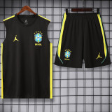 26-27 Brazil Jordan Black Tank top and shorts suit