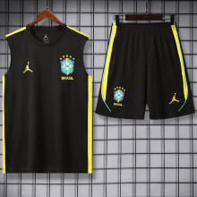 26-27 Brazil Jordan Black Tank top and shorts suit