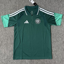 26-27 Celtic Green Polo Short Sleeve (半拉链)