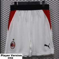 26-27 ACM Home White Player Version Shorts Pants(球员短裤)