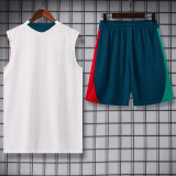 26-27 Portugal White Tank top and shorts suit