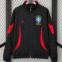26-27 Brazil Jordan Black Windbreaker