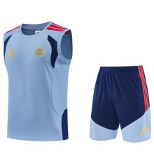 26-27 Bayern Gray Blue Tank top and shorts suit
