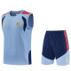 26-27 Bayern Gray Blue Tank top and shorts suit
