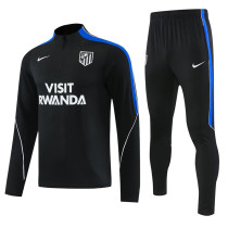 26-27 ATM Black Half Pull Tracksuit (半拉链)
