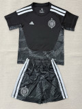 26-27 Celtic Black Goalkeeper Kids Soccer Jersey
