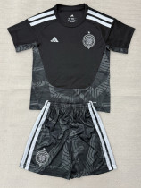26-27 Celtic Black Goalkeeper Kids Soccer Jersey