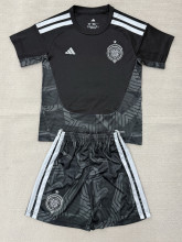 26-27 Celtic Black Goalkeeper Kids Soccer Jersey