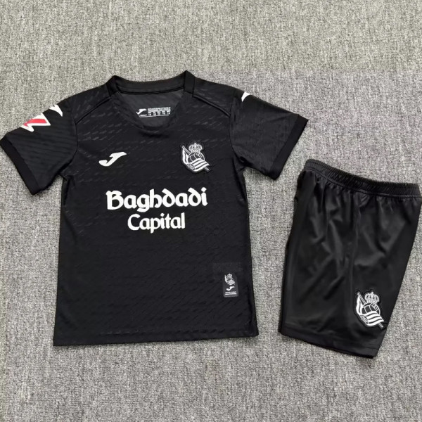 26-27 Real Sociedad Away Kids Soccer Jersey
