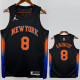 25-26 Knicks ANUNOBY #8 Black Top Quality Hot Pressing NBA Jersey (Trapeze Edition) 飞人版
