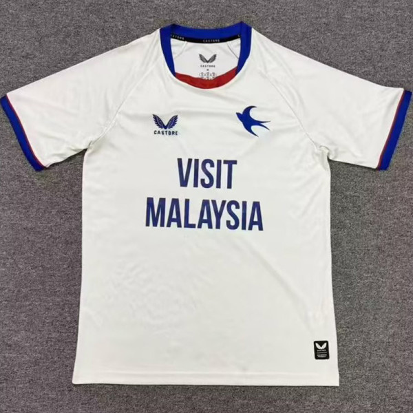 26-27 Cardiff City Away Fans Soccer Jersey