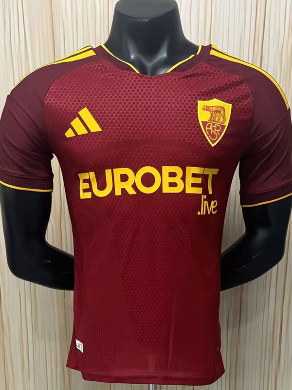 26-27 Roma Home Player Version Soccer Jersey