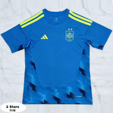 26-27 Spain Blue Goalkeeper Fans Soccer Jersey (2星)
