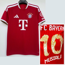 26-27 Bayern Home MUSIALA  #10 Fans Soccer Jersey (HK Special Edition)