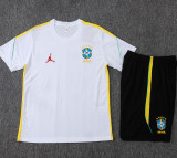 26-27 Brazil White Training Short Suit #J26060
